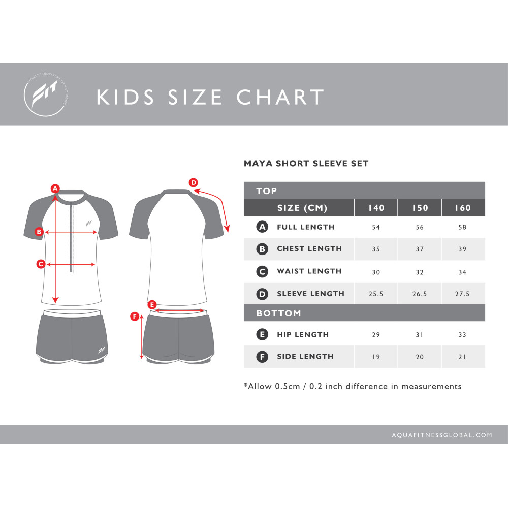 FIT Maya Tween Short Sleeve Set - 14 Strawberry Sorbet