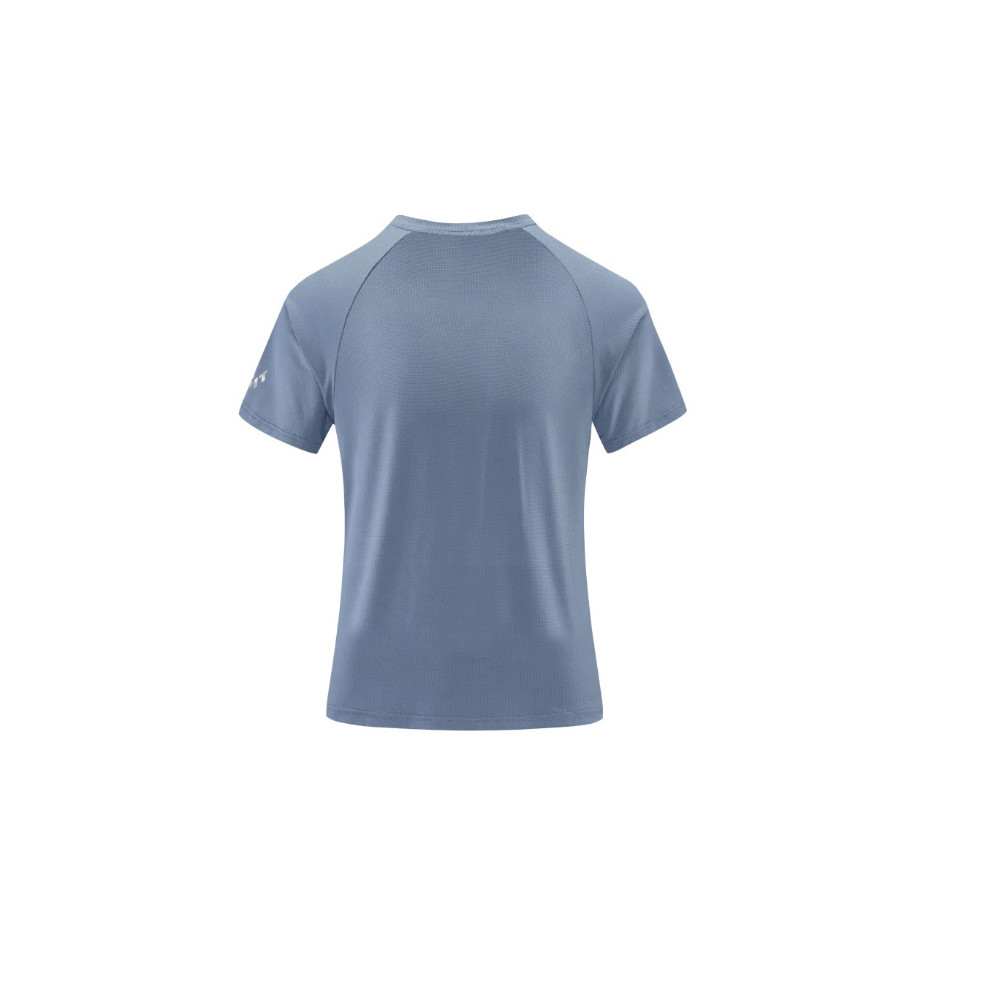 FIT Della Ladies Round Neck T-shirt - 82 Grey/Blue