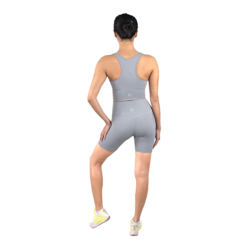 FIT Daria 6" Short Tights 80 Pale Grey