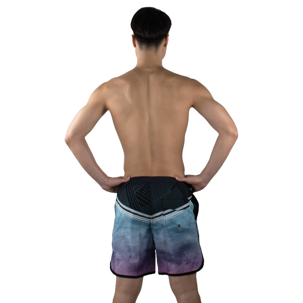 FIT Flexi 17" Boardshorts-Aqua Purple