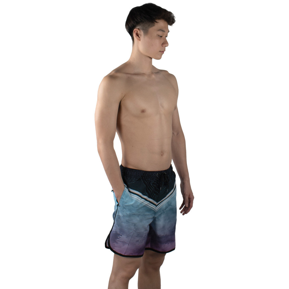 FIT Flexi 17" Boardshorts-Aqua Purple