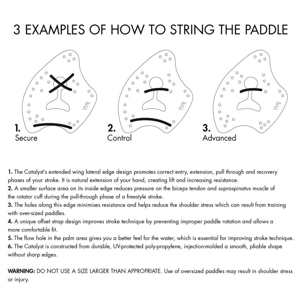 TYR Catalyst Training Hand Paddles