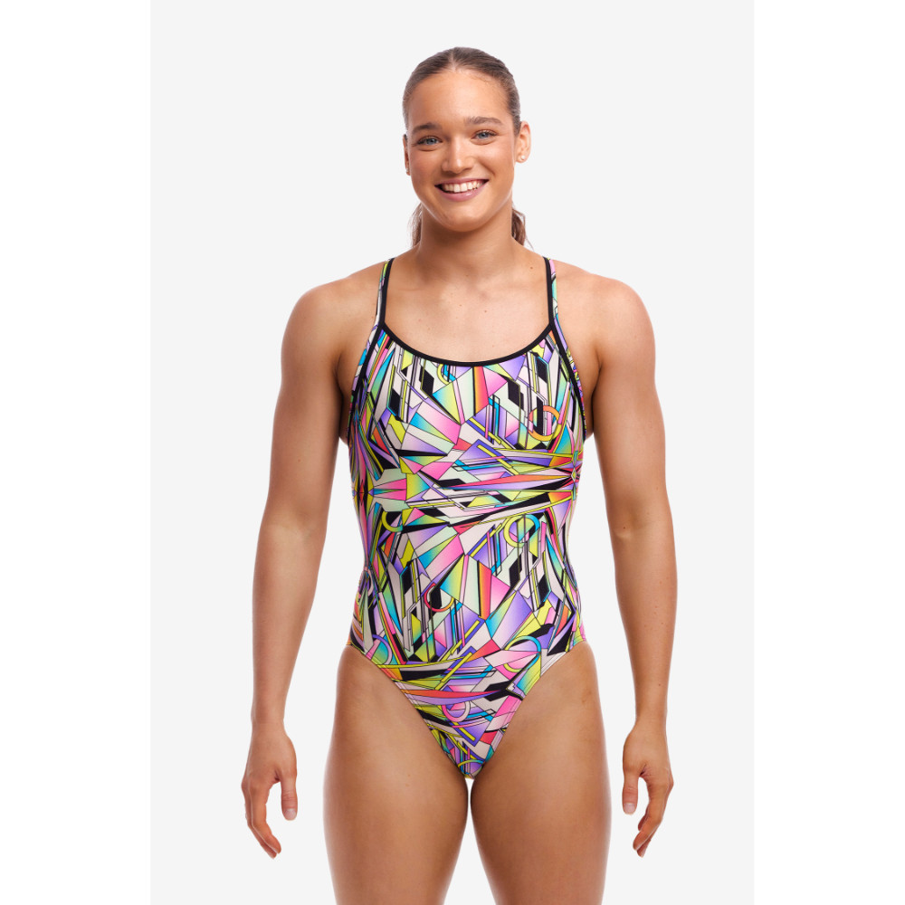 Funkita Ladies Diamond Back One Piece Scissor Kick