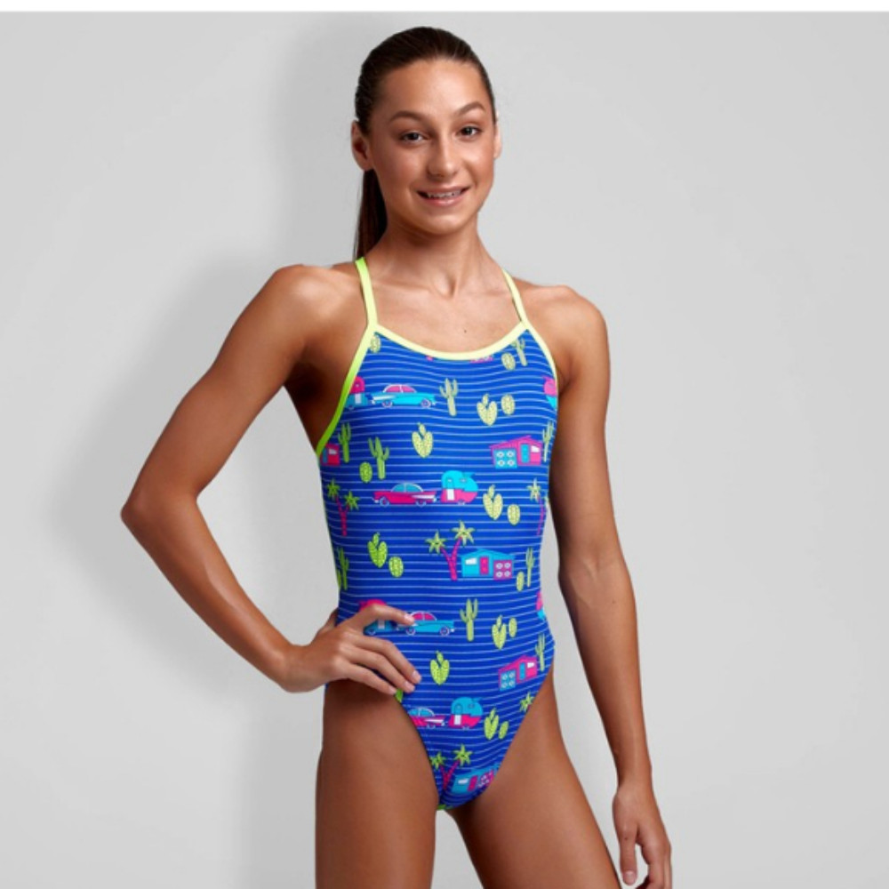 Funkita Girl's Eco Single Strap One Piece Cadi Shack