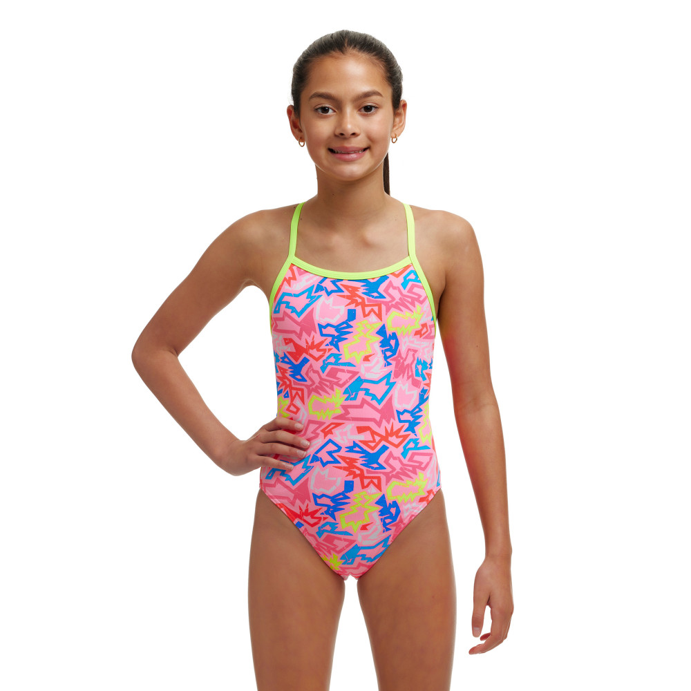 Funkita Girl's Single Strap One Piece Rock Star