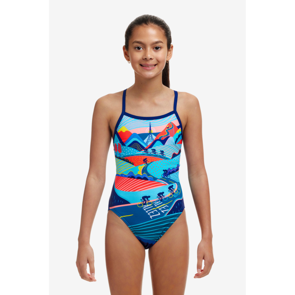 Funkita Girl's Single Strap One Piece Vive La Funky