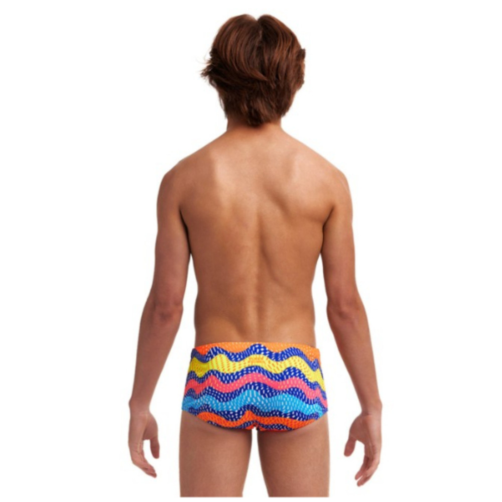 Funky Trunks Boy's Sidewinder Trunks Rocky Wave