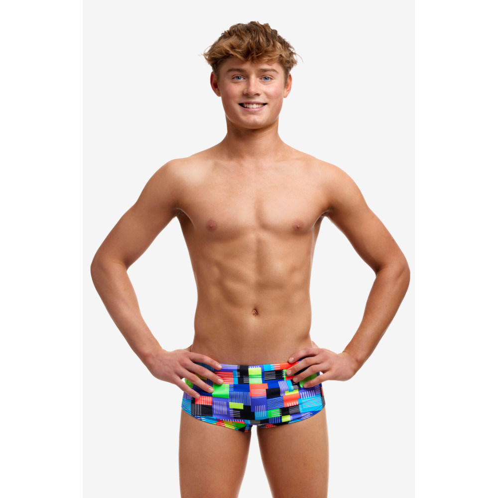 Funky Trunks Boy's Sidewinder Trunks Chip Set