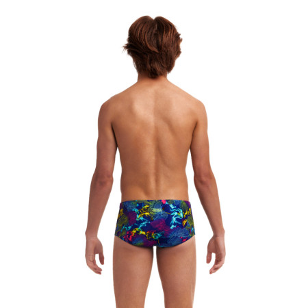 Funky Trunks Boy's Sidewinder Trunks Oyster Saucy
