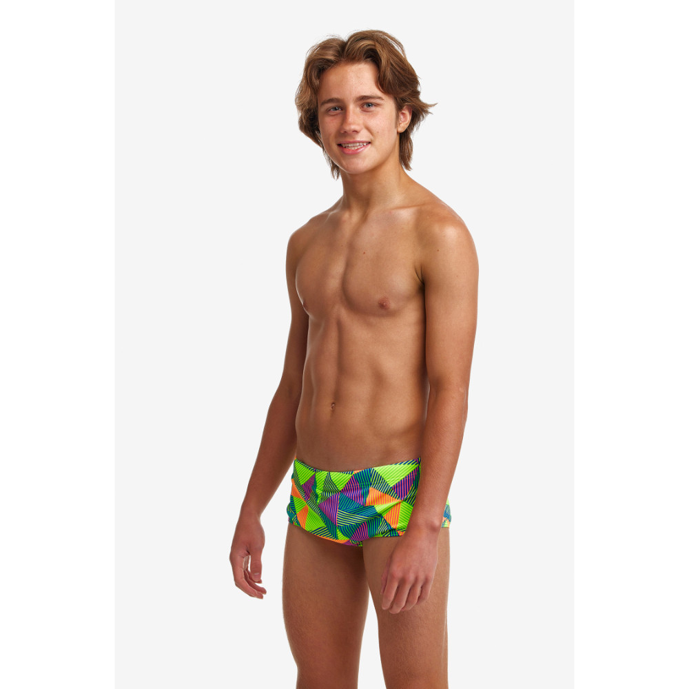 Funky Trunks Boy's Sidewinder trunks Cross Bars