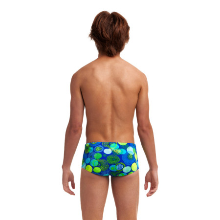 Funky Trunks Boy's Sidewinder Trunks Blue Bottle