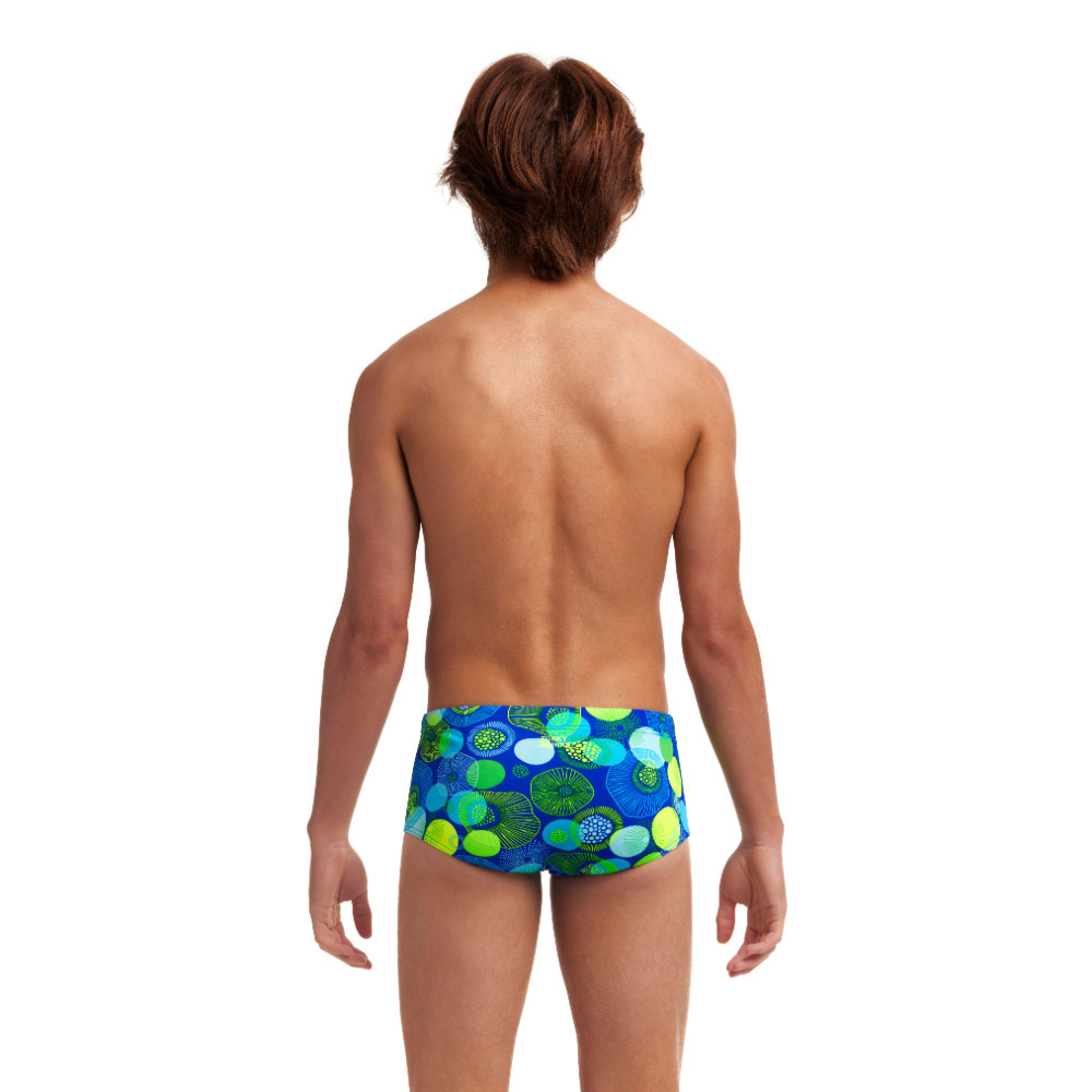 Funky Trunks Boy's Sidewinder Trunks Blue Bottle