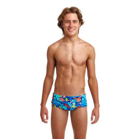 Funky Trunks Boy's Sidewinder Trunks Slothed