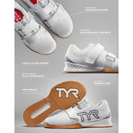 TYR L-1 Lifter Shoe - 879 Turquoise / White