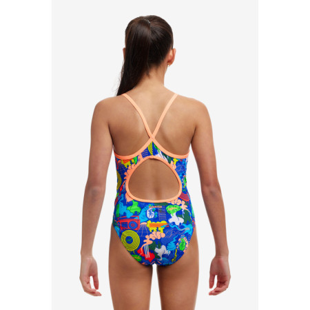 Funkita Girl's Diamond Back One Piece Blues Baby