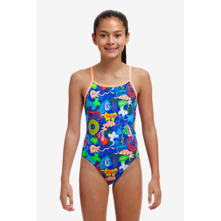 Funkita Girl's Diamond Back One Piece Blues Baby