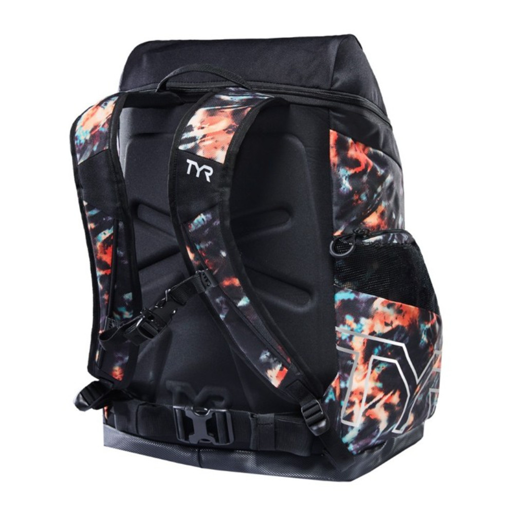 TYR Alliance 45L Backpack -957 Orange Aqua Black