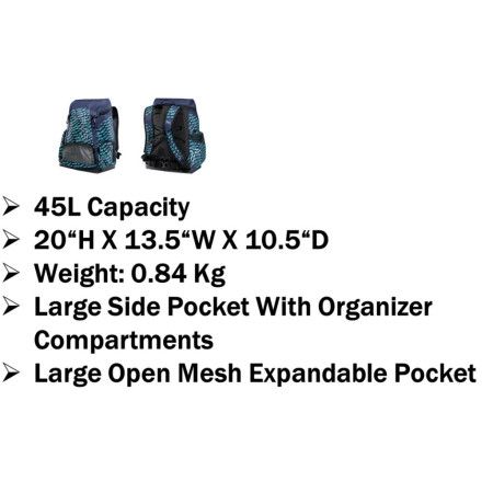 TYR Alliance 45L Backpack - Riptidal