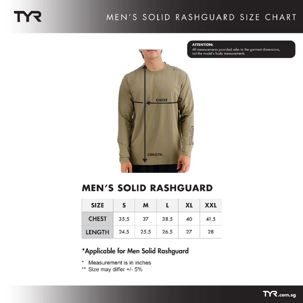 TYR Adult Long Sleeve Rashguard