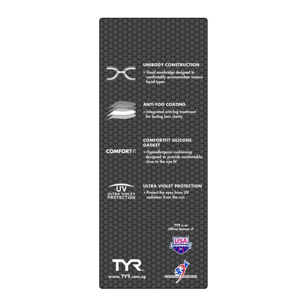 TYR Ultramax 2.0 Junior Multi Swimming Goggles for Kids and Children