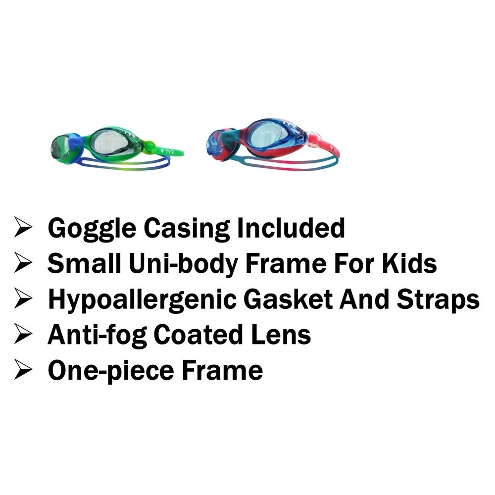 TYR Ultramax 2.0 Junior Multi Swimming Goggles for Kids and Children