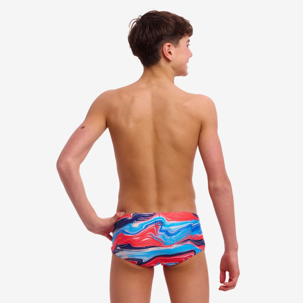 Funky Trunks Boy's Sidewinder Trunks - Wave Craze