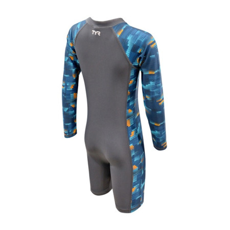 TYR Astro Junior Long Sleeve UV Suit - 22 Teal