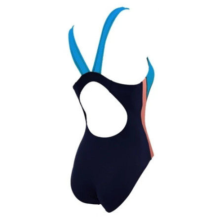 TYR Axis Aerofit (Female Swimwear) - Navy Salmon Blue