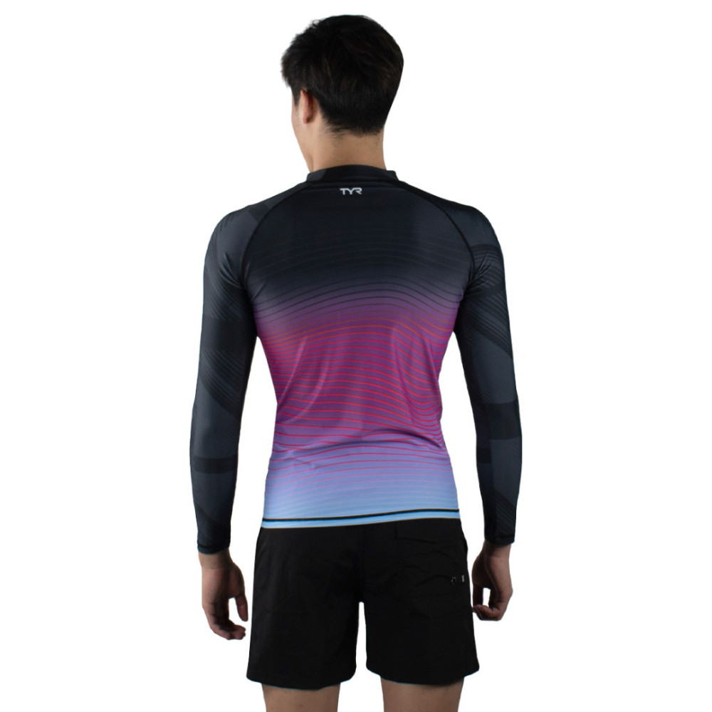 TYR Quatro Men's Long Sleeve Rashguard