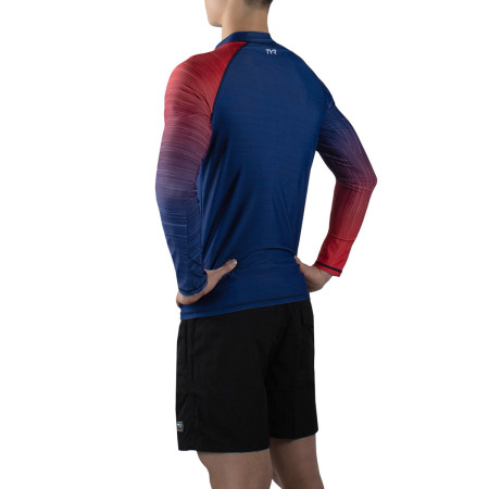 TYR Flux Men's Long Sleeve Rashguard