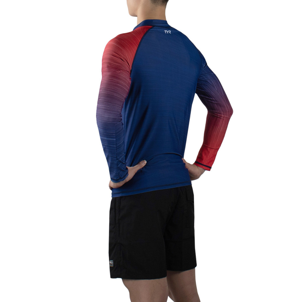 TYR Flux Men's Long Sleeve Rashguard