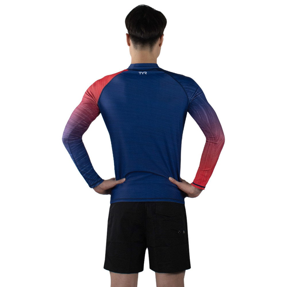 TYR Flux Men's Long Sleeve Rashguard