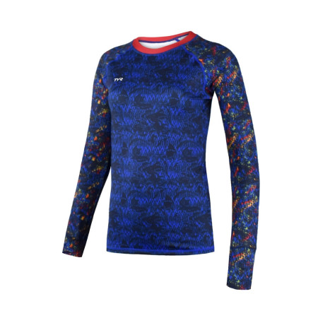 TYR Aquarium Evander Long Sleeve Rashguard (For Her)
