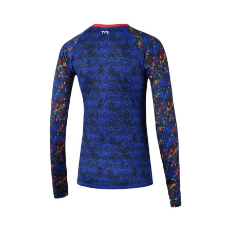 TYR Aquarium Evander Long Sleeve Rashguard (For Her)