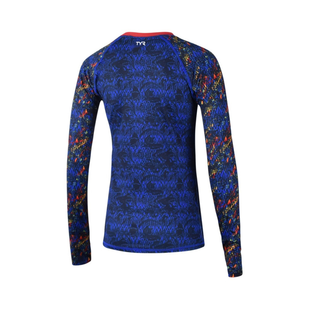 TYR Aquarium Evander Long Sleeve Rashguard (For Her)