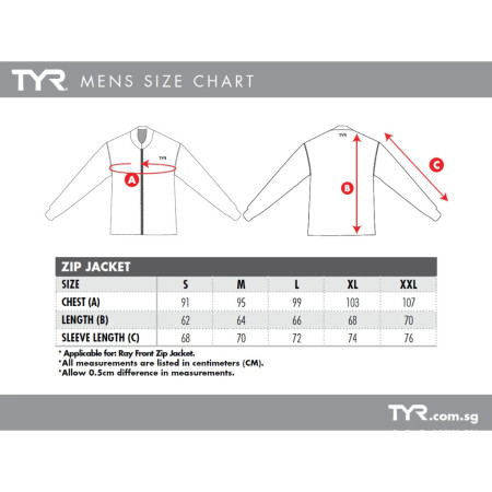 TYR Ray Front Zip Jacket(2.0mm Superstretch Neoprene)