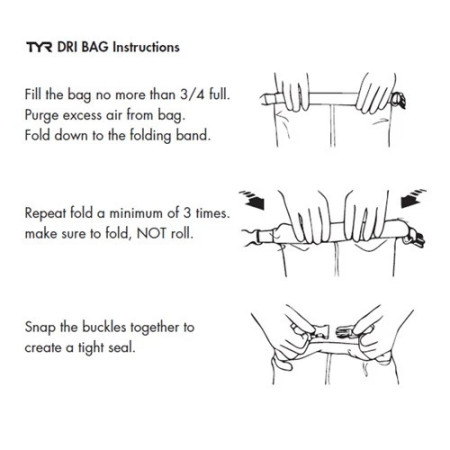 TYR Dri-Bag 5L For Swimming / Water Sports / Camping Activity