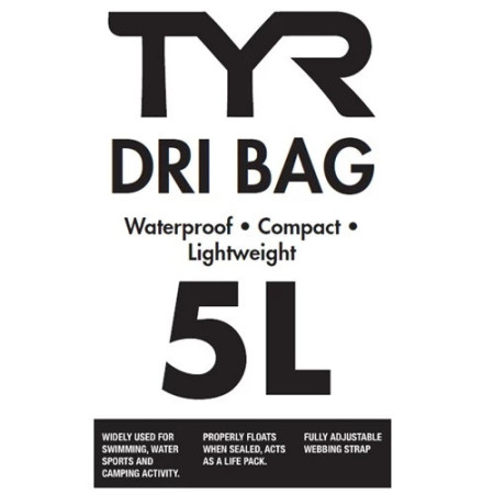 TYR Dri-Bag 5L For Swimming / Water Sports / Camping Activity