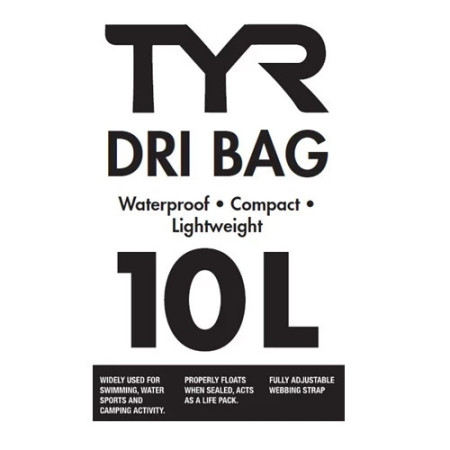 TYR Dri-Bag 10L For Swimming / Water Sports / Camping Activity