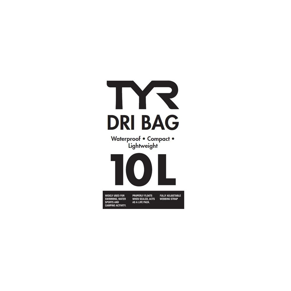 TYR Dri-Bag 10L For Swimming / Water Sports / Camping Activity