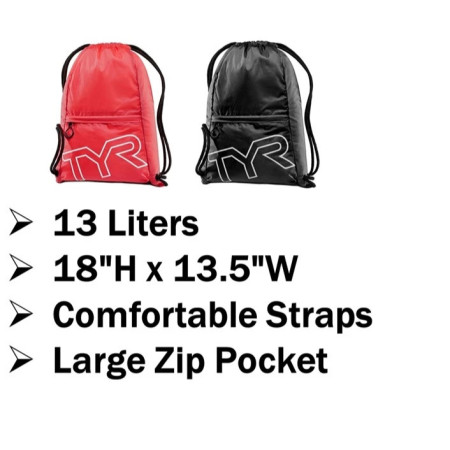 TYR Drawstring Sack Pack - 4 Colours