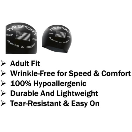 TYR Graphic Swim Cap AIF (Always In Front)