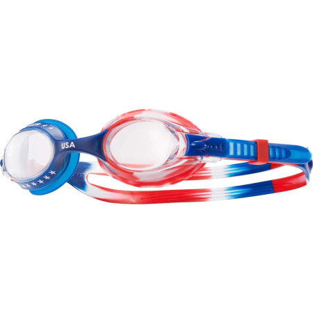 TYR Kids' Swimple Goggles - USA 642 Red Navy