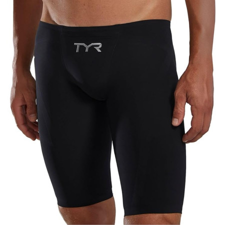 TYR Shockwave Solid High Waist Tech Suit - 022 Black Black