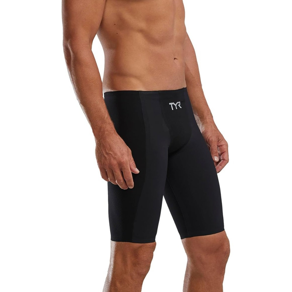 TYR Shockwave Solid High Waist Tech Suit - 022 Black Black