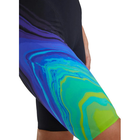 TYR Venzo Volconyx Closed Back Tech Suit - 334 Lime Navy