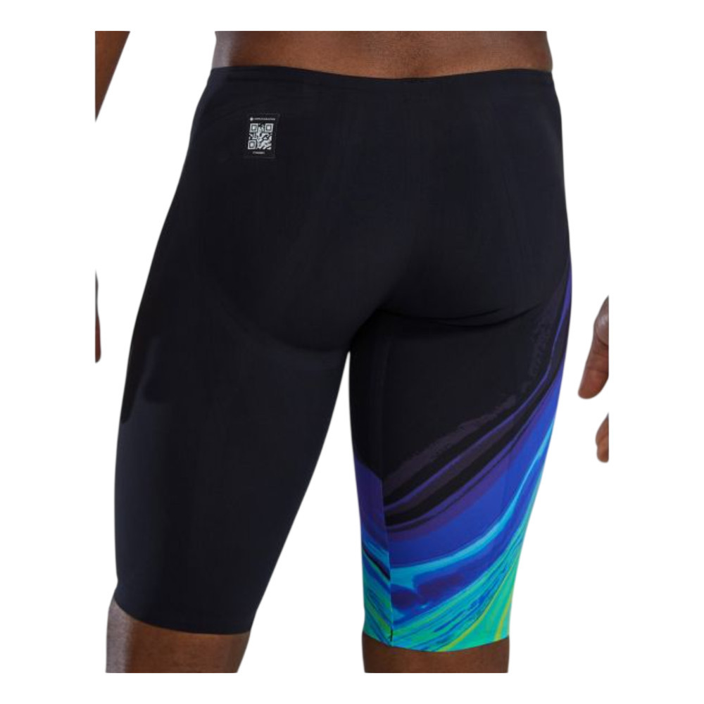 TYR Venzo Volconyx Low Waist Tech Suit - 334 Lime Navy - Aqua Fitness