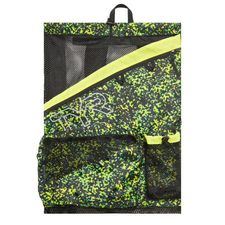 TYR 40L Elite Team Mesh Backpack - 327 Lime Light