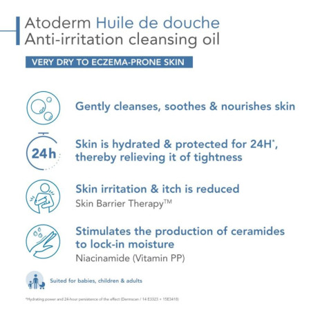 Bioderma Atoderm Huile de douche 100ML
