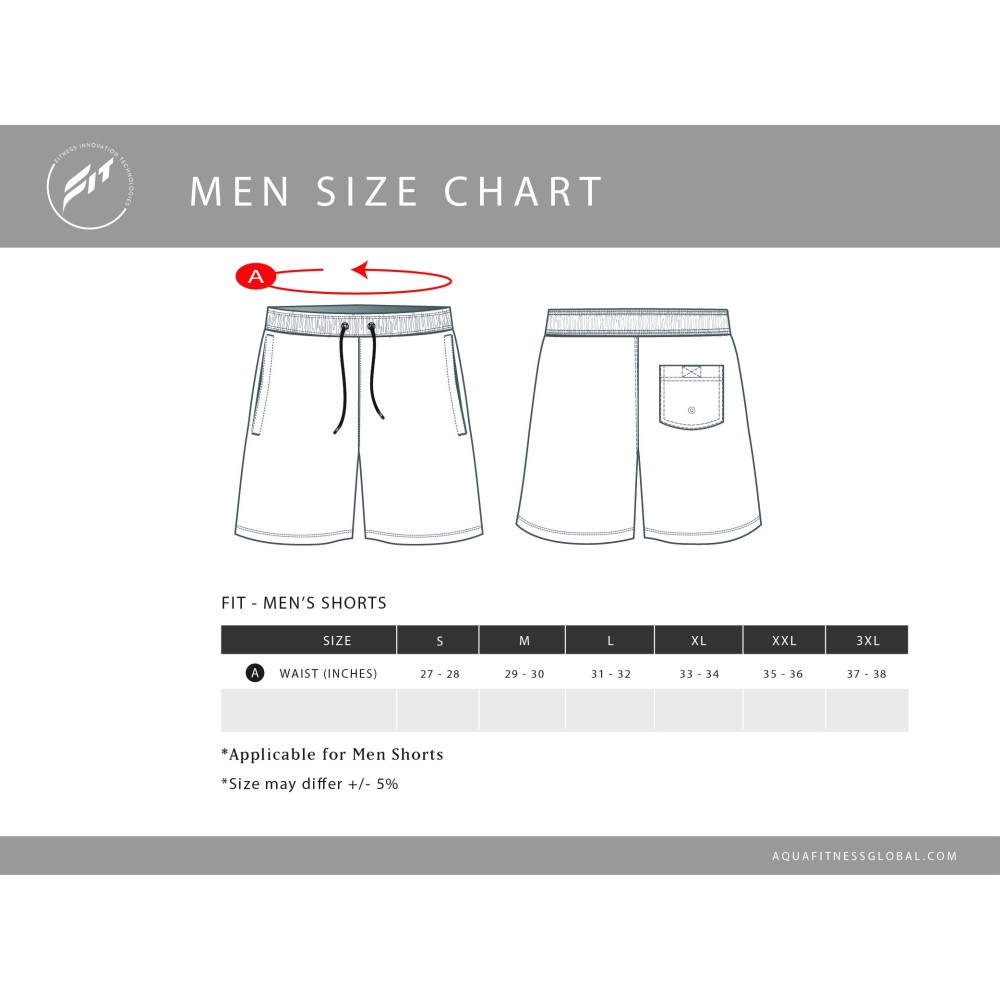 FIT Deck 16" Boardshorts- Black